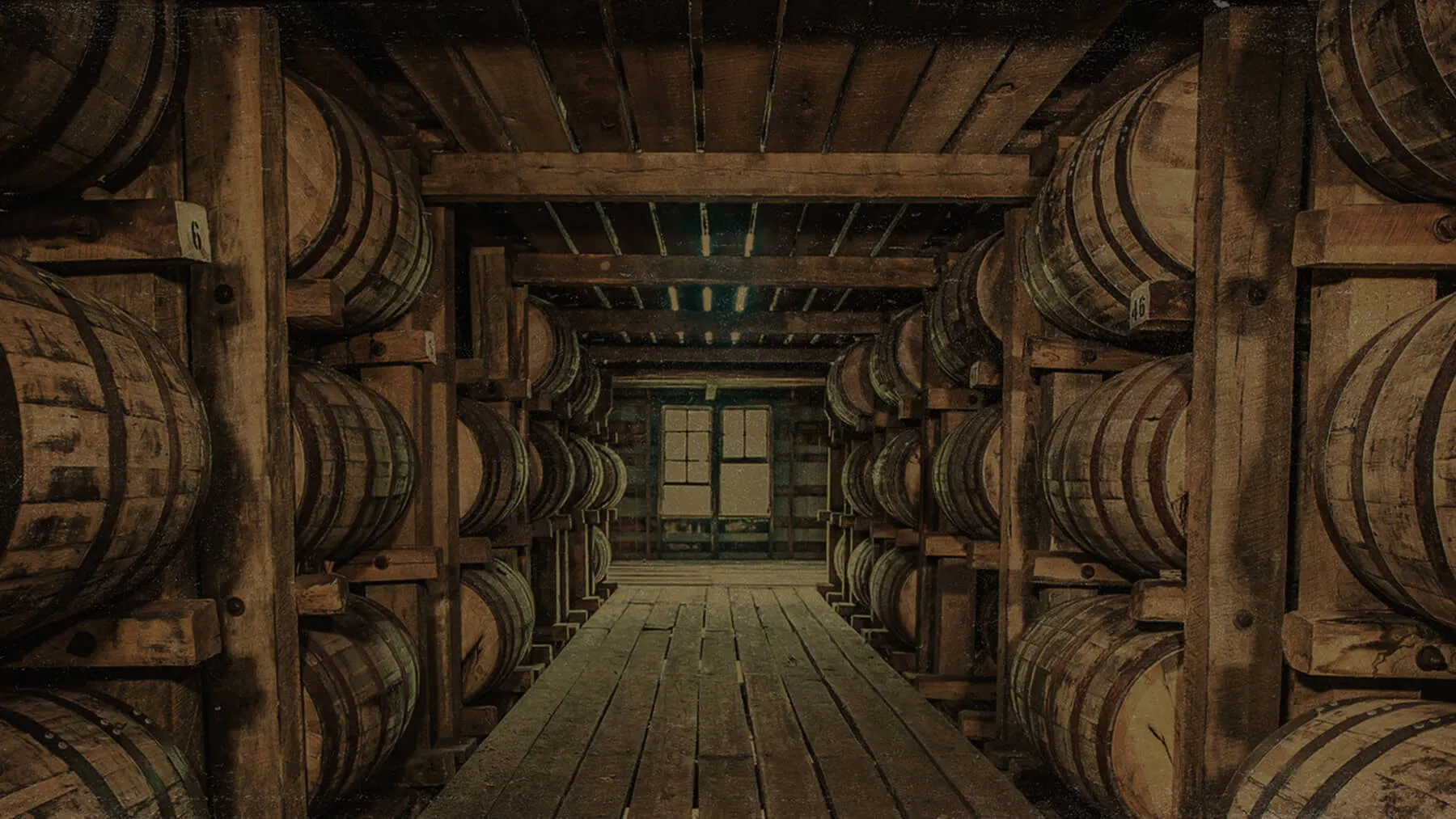 Distillery barrels JIm Beam