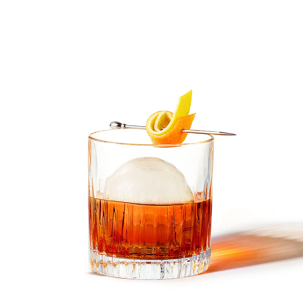 Jim Beam Old Fashioned cocktail glass